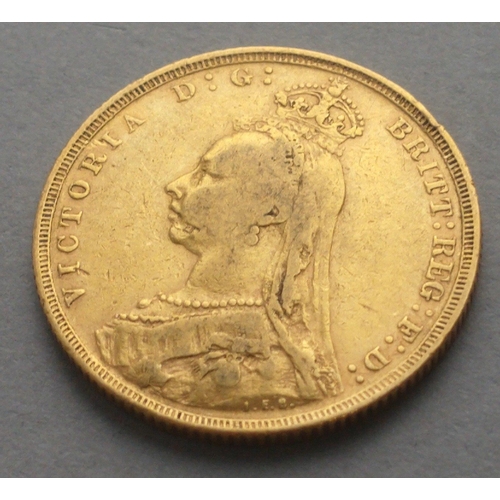 3 - A 1889 Victoria Full Sovereign Gold Coin#3