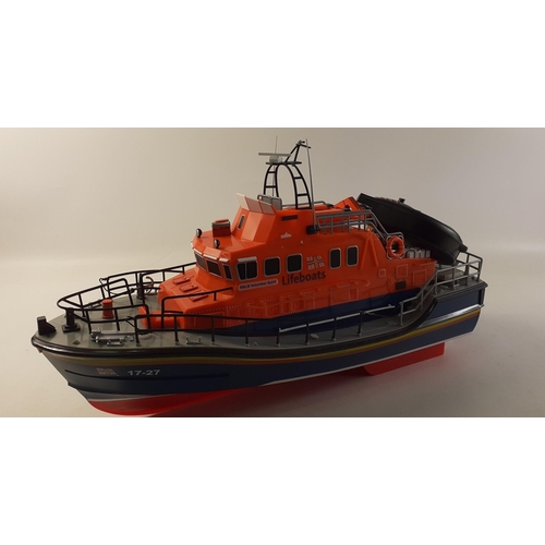 131 - Large RNLI model lifeboat 'Volunteer Spirit' 17-27 with remote control.  Untested#151