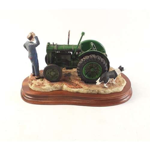 133 - Border Fine Arts James Heriot series Won't Start model Fordson N tractor, model number BO299, by Ray... 