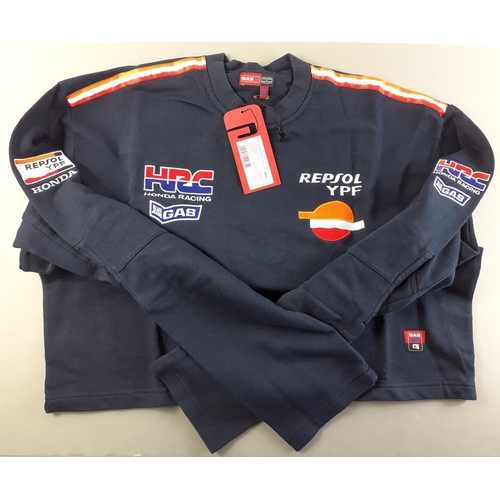 405 - An official HRC CASTLE RESPOL HONDA branded SWEATSHIRT size XXL.  New in packaging. Vendor was a tea... 