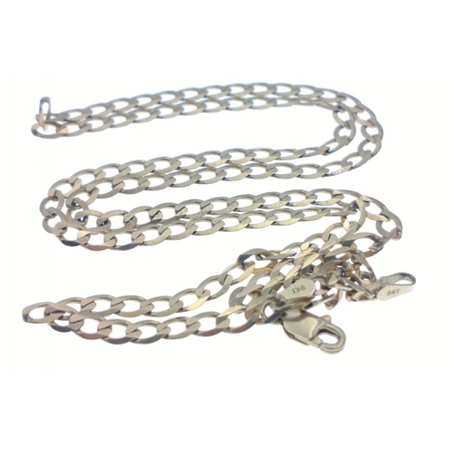 6 - A 9ct and 375 stamped chain, 45cm long approx, weight 4.7g approx#6