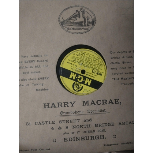 220A - HIS MASTERS VOICE gramophone ltd purchased 83 Princes St Edinburgh Methuen Ltd - still in working or... 