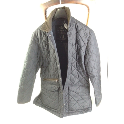 288 - A ladies HOWICK quilted jacket size S.#101