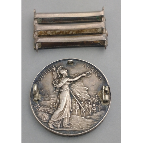 12 - VICTORIA Queen's South Africa BOER WAR Medal  awarded to 5969 Pte. P. McCann 2nd ROYAL HIGHLANDERS. ... 