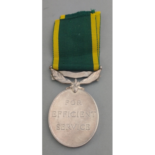 307 - GEORGE VI Territorial Police Efficiency Medal awarded to 907634 Pte. S.H. Bricknal R.P.C.#318