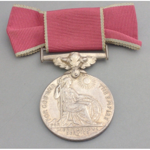 312 - GEORGE VI British Empire Medal in case awarded to Miss Sarah A. Rowe#323