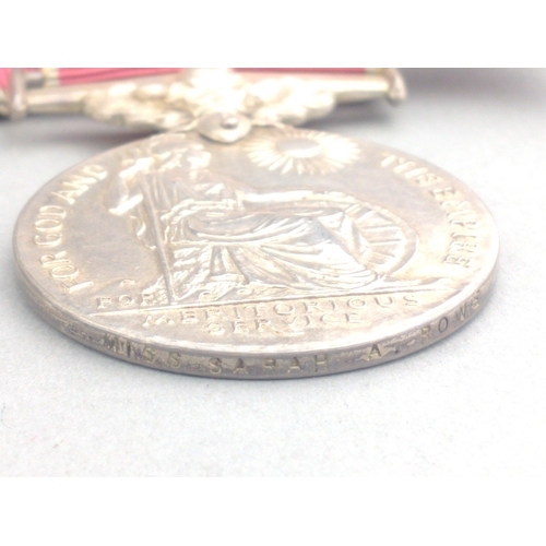 312 - GEORGE VI British Empire Medal in case awarded to Miss Sarah A. Rowe#323