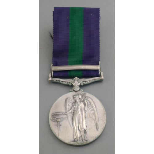 94 - GEORGE V GSM General Service Medal with Kurdistan bar awarded to 28HVLDR Kapur Singh 1-11 SIKH REGIM... 