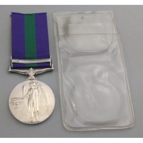 96 - GEORGE V GSM General Service Medal with Iraq bar awarded to 68706 Dvr. Nanak ROYAL ARTILLERY#107