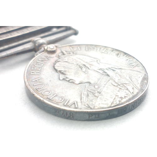 1 - VICTORIA BOER WAR Queen&rsquo;s South Africa medal with 4 clasps  - Orange Free State, Transvaal, So... 