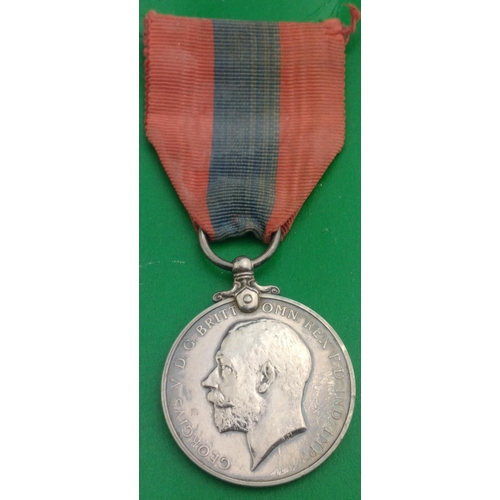 101 - WWI era George V Imperial Service Medal awarded to William Somerville#112