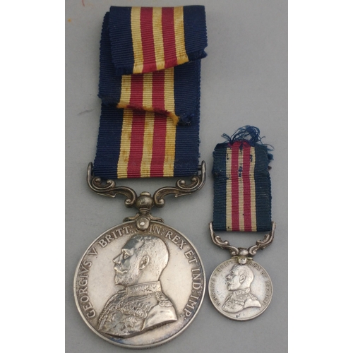 104 - WWI war medal GEORGE V Military Medal awarded to M2-052308 L.Cpl. G. H. Crow ARMY SERVICE CORPS with... 