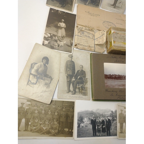 122 - WWI family group QUEEN'S REGIMENT and THE ROYAL HIGHLANDERS awarded to G-64374 Pte. D.M. Pert The Qu... 