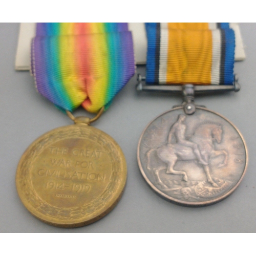 146 - WWI medal pair SCOTTISH SCOTS FUSILIERS awarded to 15433 Pte. J. Turnbull comprising British War Med... 