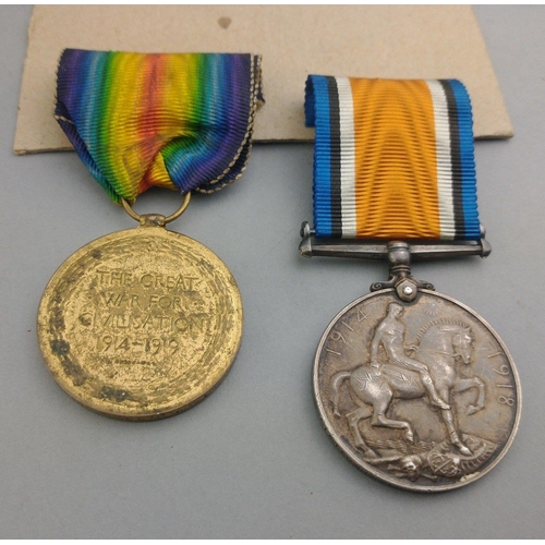 173 - WWI medal trio DURHAM LIGHT INFANTRY awarded to 64778 Pte. J. H. Sams comprising 1914-15 Star, Briti... 