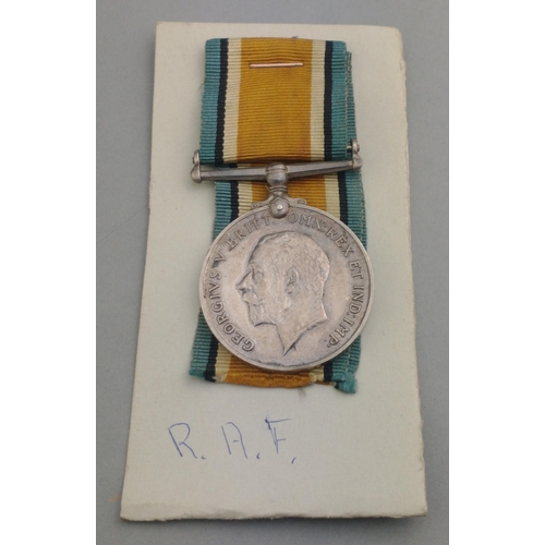 195 - WWI medal RAF awarded to Lieut. A. Blair British War Medal#206