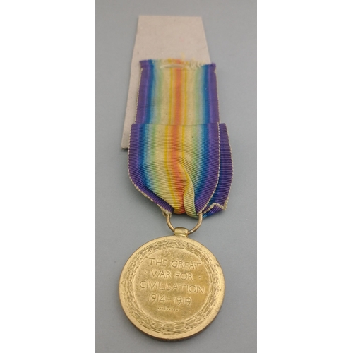 212 - WWI Victory Medal awarded to G.Z. 6088 M. Docherty O.Tell, RNVR#223