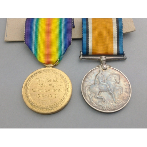 217 - WWI medal pair ROYAL ENGINEERS awarded to 145739 Spr. F. D. Ramsay comprising British War Medal and ... 