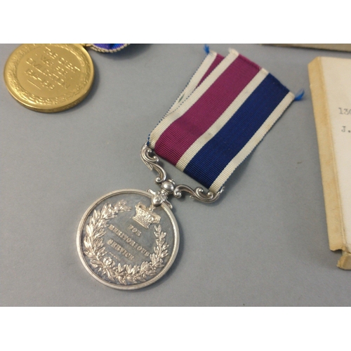 231 - A very scare  WWI RAF MERITORIOUS SERVICE MEDAL casualty group with Death Plaque to L.C.M. J W Walke... 