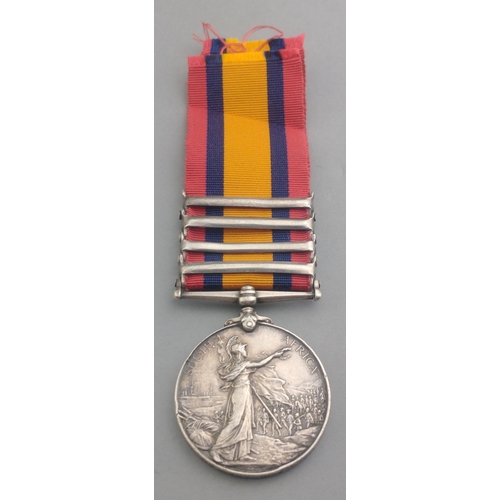 24 - VICTORIA 69th Coy. IMPERIAL YEOMANRY Single Queen's South Africa Medal with 4 bars Cape Colony, Oran... 