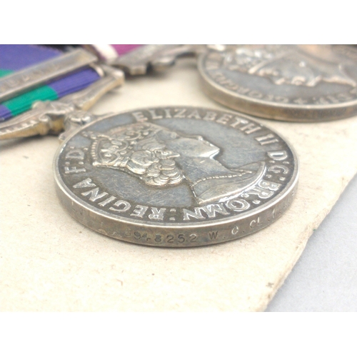 241 - WWII and later medal group RAPC awarded to 5948252 W.O. Cl. 1 J.F. Pettie, comprising WWII Defence M... 