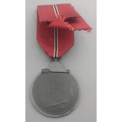 248 - WWII original German Ostmedaill (East Medal) or Russian Front Medal with ribbonSKU: K103#259