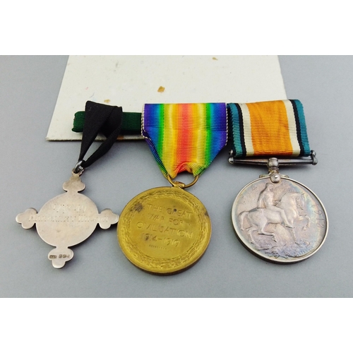 249 - WWI VAD medal group awarded to Nurse 177849 Margaret Wilson comprising British War Medal, Victory Me... 