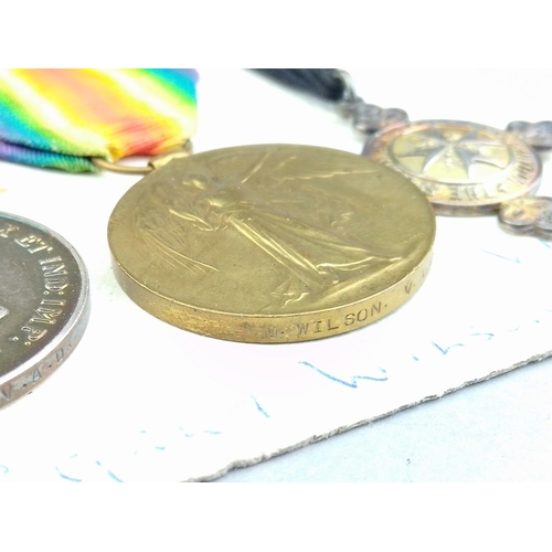 249 - WWI VAD medal group awarded to Nurse 177849 Margaret Wilson comprising British War Medal, Victory Me... 