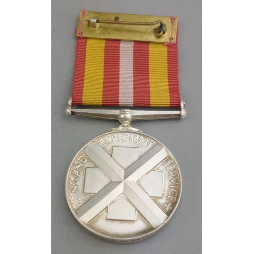 250 - British Red Cross VAD Nurses Long and Efficient Service Medal awarded to Mrs. Eleanor Robertson#261... 