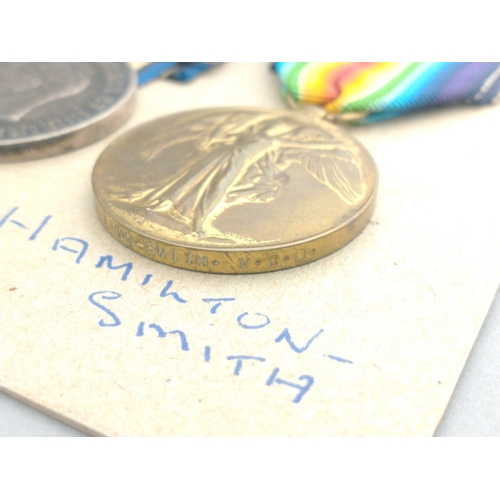 253 - WWI medal pair VAD awarded to M.E. Hamilton-Smith#264