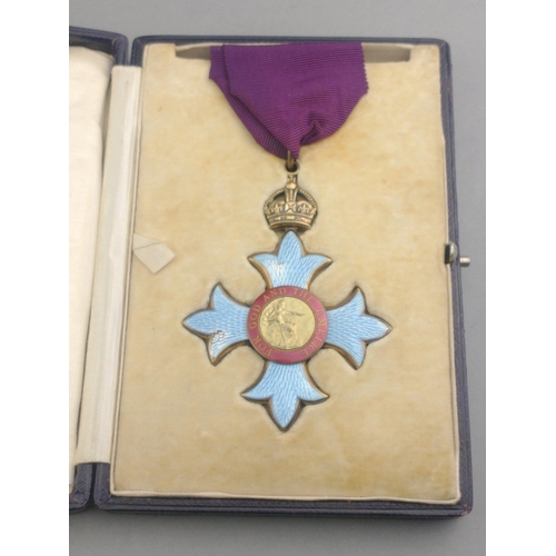 259 - GARRARD & Co CBE Commander of the British Empire Medal in fitted case complete with ribbon.  Min... 