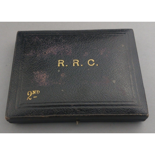 260 - GEORGE V - GARRARD & CO RRC ROYAL RED CROSS 2nd CLASS cased medal with 1919 dated invitation to ... 