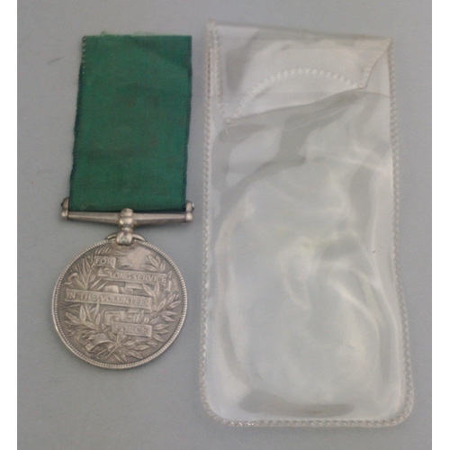 275 - VICTORIA era LONG SERVICE VOLUNTEER medal awarded to 4463 Pte. A. Mack 5th V.B.R.S. 1897#286