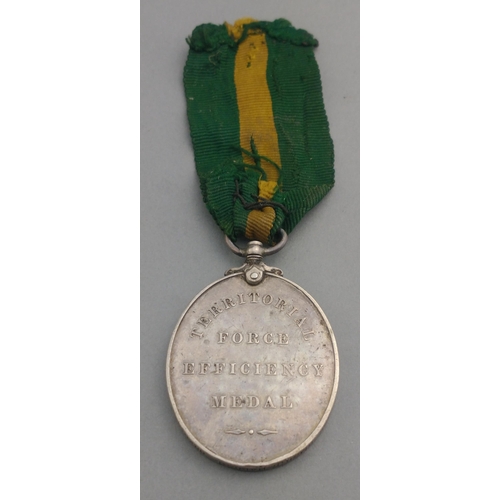 296 - EDWARD VII Territorial Force Efficiency Medal awarded to 326 Bombr. R Halcro, ORKNEY ROYAL GARRISON ... 