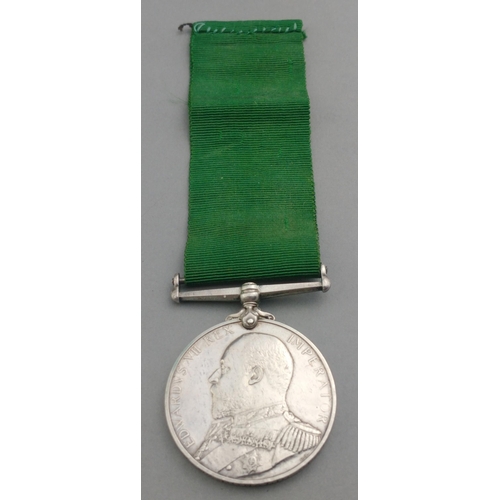 297 - EDWARD VII Royal Naval Reserve Long Service and Good Conduct Medal D.1923 W. McDonald Sean. 1cl. RNR... 