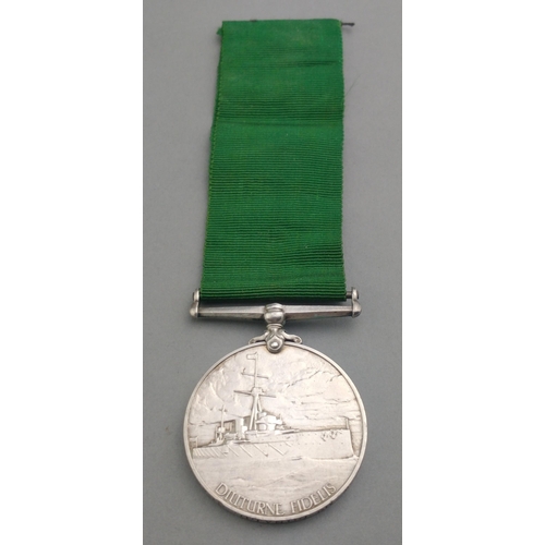 297 - EDWARD VII Royal Naval Reserve Long Service and Good Conduct Medal D.1923 W. McDonald Sean. 1cl. RNR... 