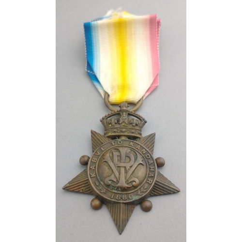 30 - VICTORIA Kabul to Khandahar Star 1880 awarded to Sohar Dost Mahomud 3rd PUNJAB CAVALRY#33