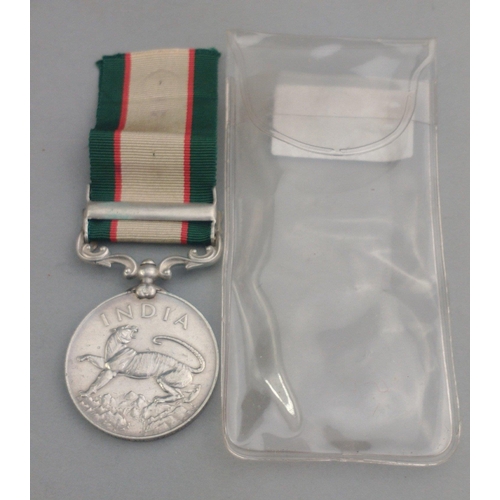 318 - GEORGE VI India General Service Medal with North West Frontier 1936-1937 clasp awarded to 3105 Sohar... 