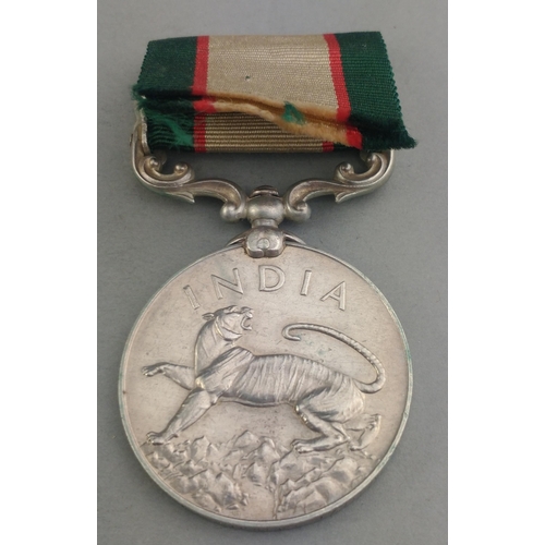 319 - GEORGE VI General Service Medal with North West Frontier 1937-1939 clasp awarded to 14479 Sep. Manga... 