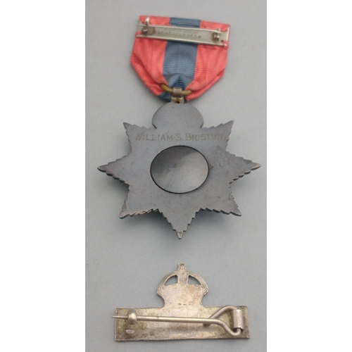 325 - GEORGE VI cased Imperial Service Medal in Elkington box awarded to William S Briston#336