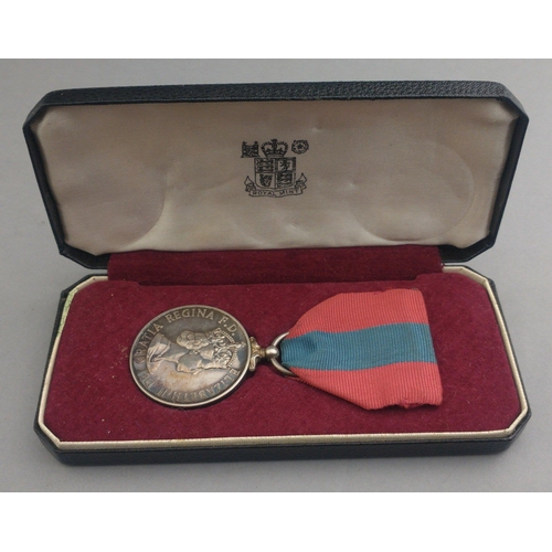 343 - ELIZABETH II Imperial Service Medal in case awarded to Cecilia Kinlochreid Fox#354