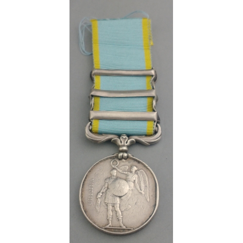 35 - VICTORIA Crimea War Medal 49th (PRINCESS CHARLOTTE OF WALES'S) (Hertfordshire) REGIMENT OF FOOT awar... 