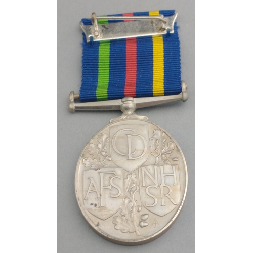 350 - ELIZABETH II Civil Defence Long Service Medal in case uninscribed as issued#361