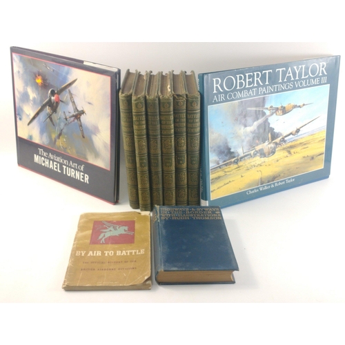 69A - Military books of interest to include Robert Taylor, Air Combat Paintings Volume 3, The Aviation Art... 