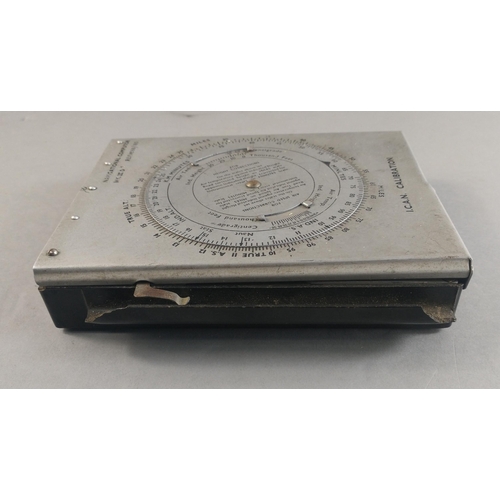 79 - WWII Era R.A.F. Mk III I.C.A.N. Navigational Computor Ref. No. 6B/180.  Appears to be in good order.... 