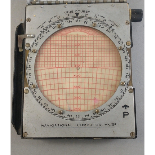 79 - WWII Era R.A.F. Mk III I.C.A.N. Navigational Computor Ref. No. 6B/180.  Appears to be in good order.... 