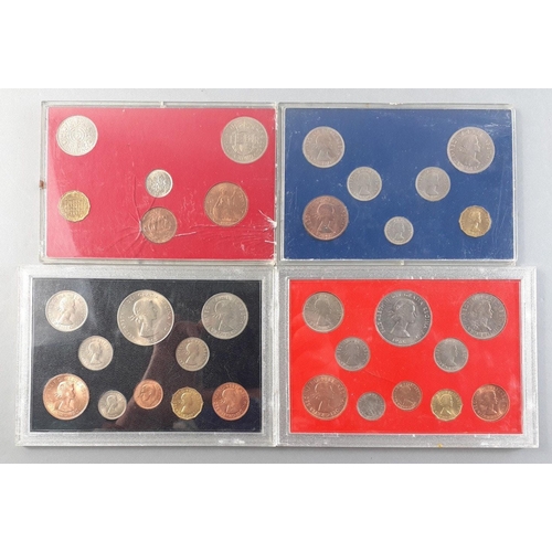 138 - Four complete sets of the QUEEN ELIZABETH II sixpences and 2 sets of FAREWELL TO THE £.S.D. sys... 