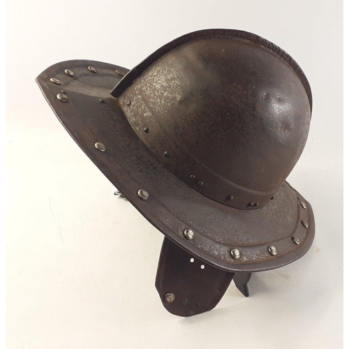 235 - A pikeman's pot helmet from the era of the English Civil War.#234