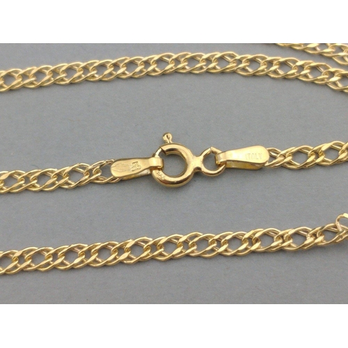 31 - A 375 stamped chain weight 1.68g approx#31