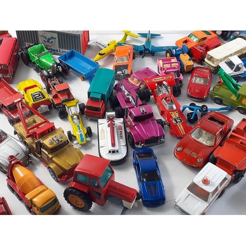 329 - A good selection of playworn diecast vehicles mainly 70s MATCHBOX and others.  A good selection#329... 